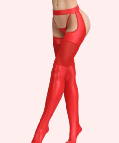 Medias simulación latex con transparencia.