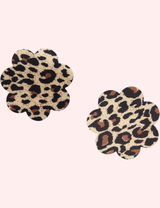 Cubre pezones animal print