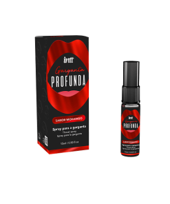 Spray Sexo Oral intt Garganta Profunda Frutilla.