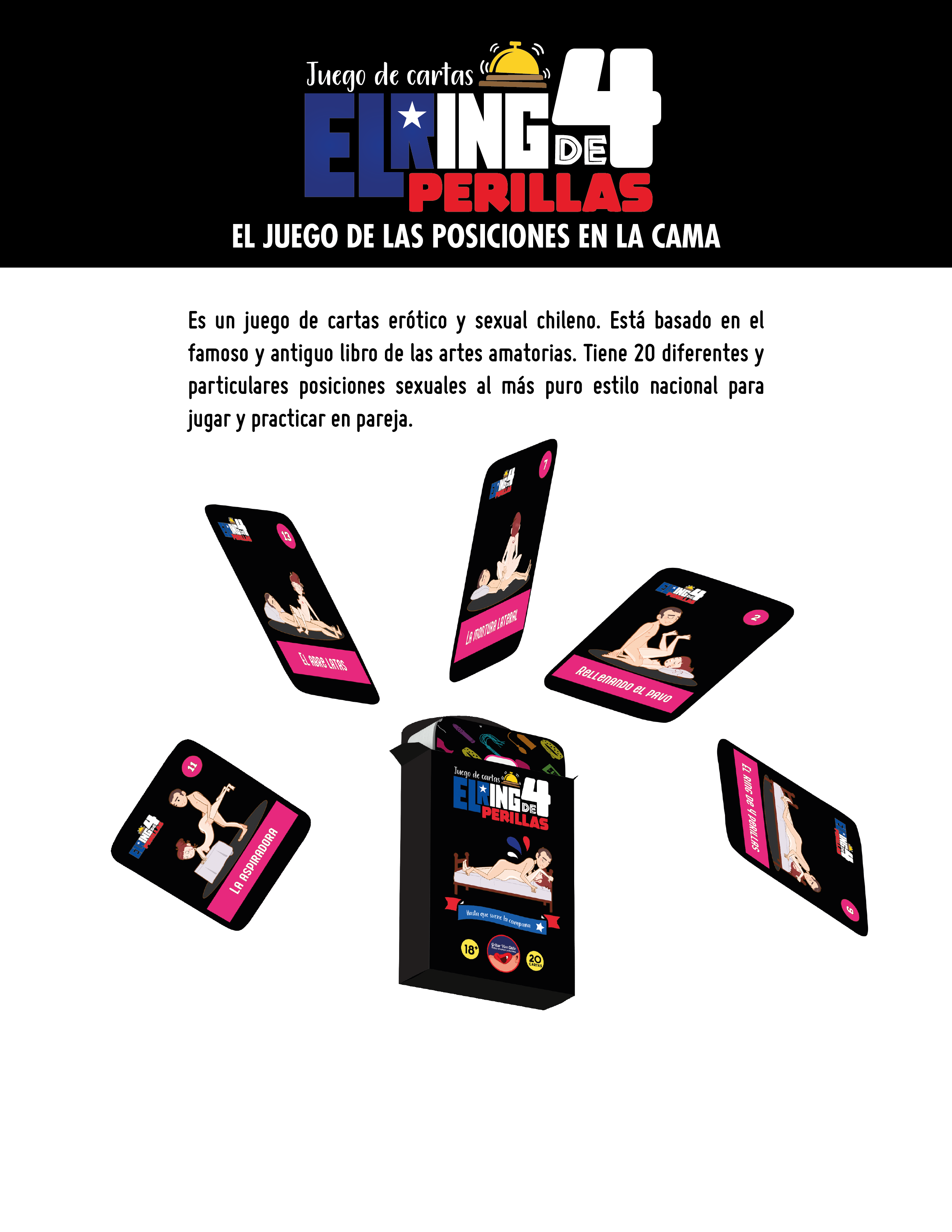Juego Erótico De Cartas “El Ring De 4 Perillas” - Imagen 2