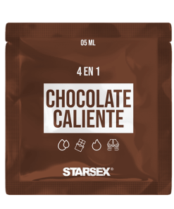Sachet Lubricante 4 en 1 Chocolate Caliente 5ml