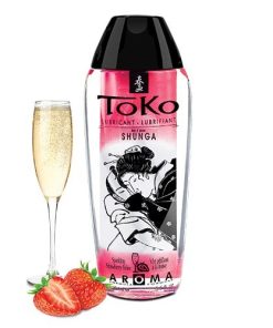 Shunga Lubricante Toko - Frutillas y Champaña