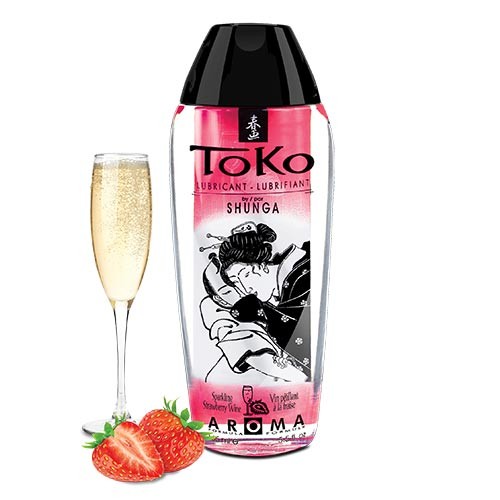 Shunga Lubricante Toko - Frutillas y Champaña