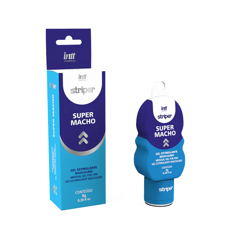 Gel Excitante Súper Macho Striper INTT – 8 g